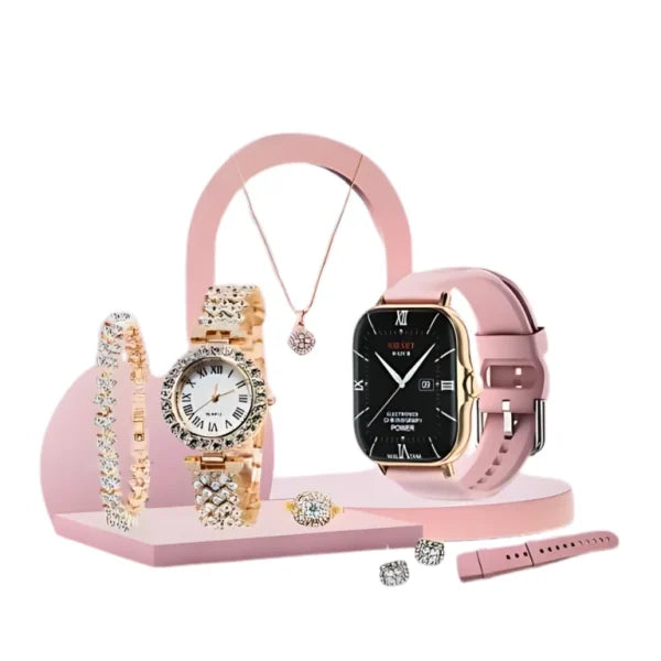 A58 Plus 6-in-1 Smartwatch for Women – Perfect Gift for Girls OYE HOYE BAZAR