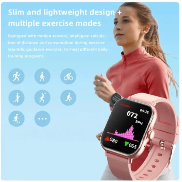 A58 Plus 6-in-1 Smartwatch for Women – Perfect Gift for Girls OYE HOYE BAZAR