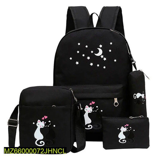 18-Inch Casual Backpack – Set of 4 OYE HOYE BAZAR